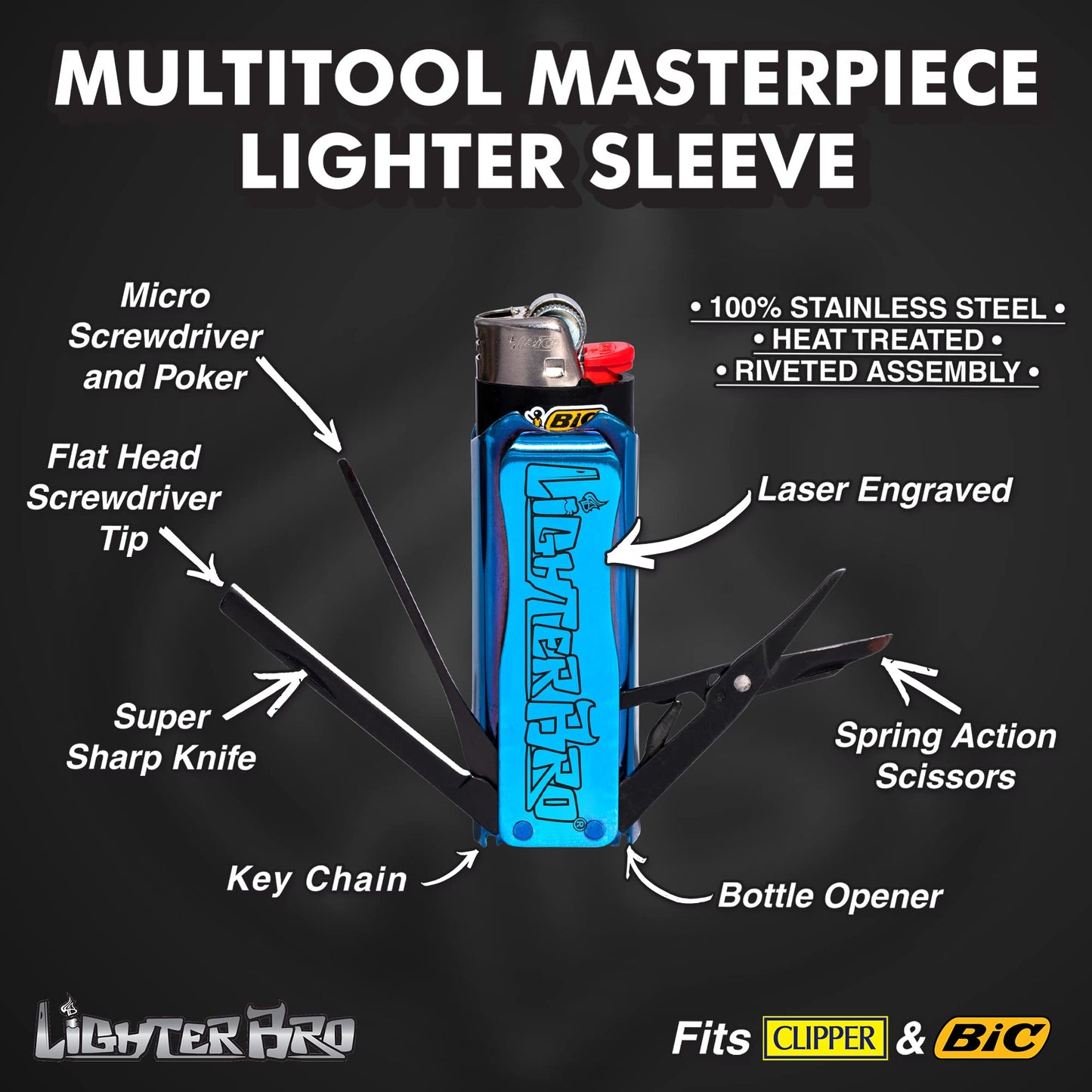 LighterBro Whip Repair Multitool