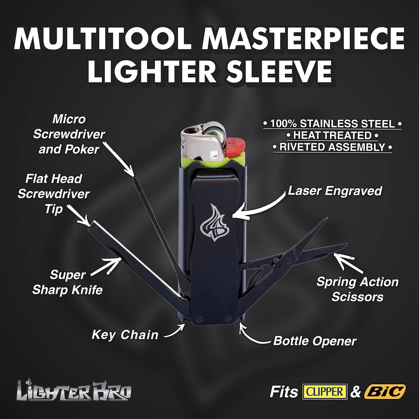 LighterBro Whip Repair Multitool