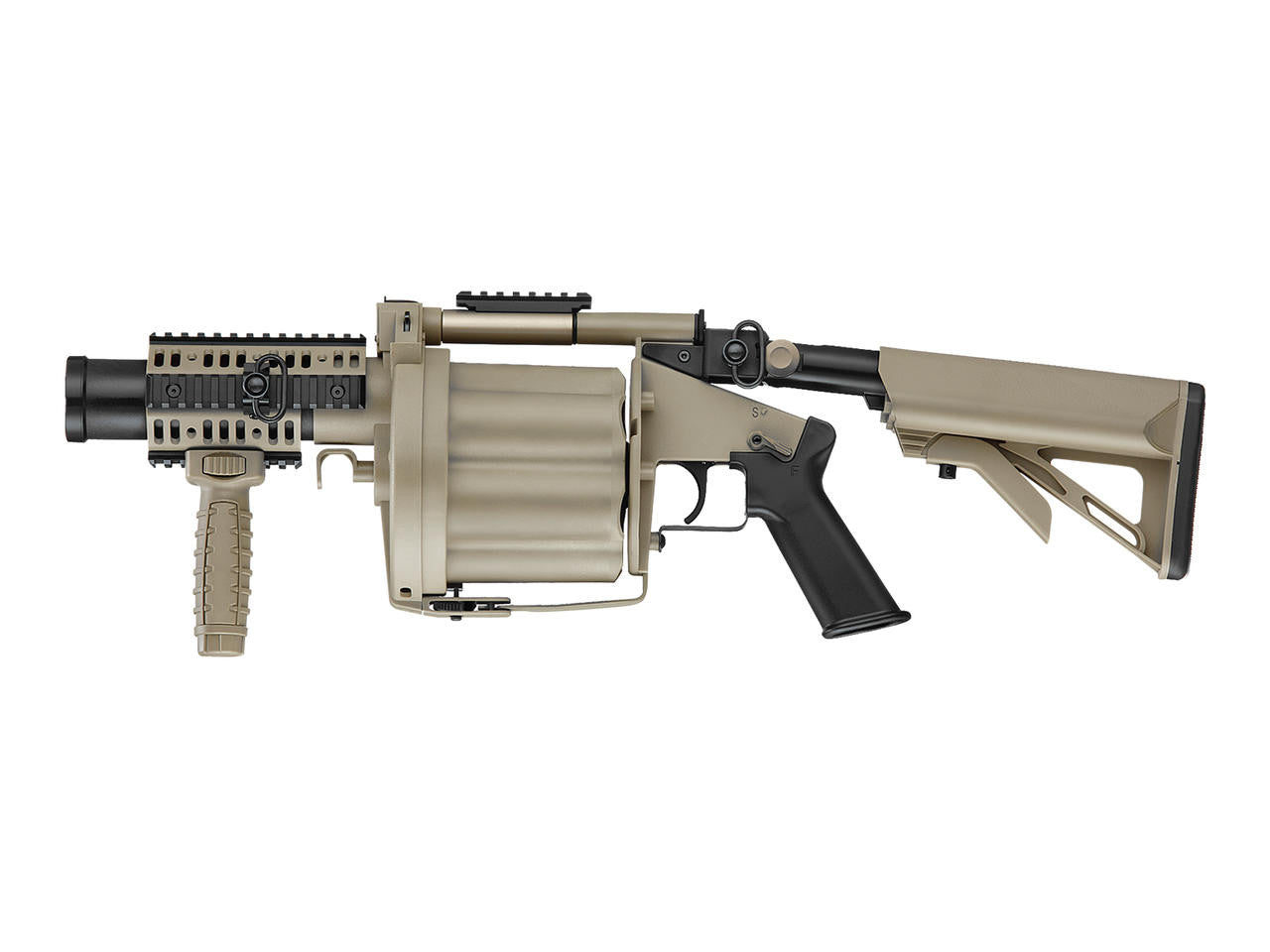6 Shot Grenade Launcher (Semi-Auto, Shell Loading)