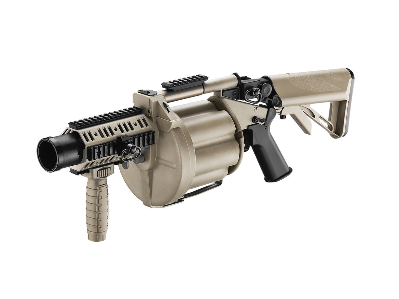 6 Shot Grenade Launcher (Semi-Auto, Shell Loading)